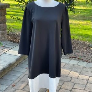 Size XL New York and Company Dress with white